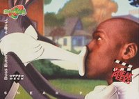 1996 Upper Deck Space Jam #57 Bugs Bunny Busses Basketball Card