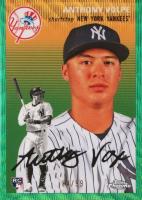 2023 Topps Chrome Platinum Anniversary #100 Anthony Volpe Green Wave Baseball Card