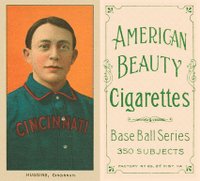 1909 White Borders American Beauty Frame #225 Miller Huggins Portrait Baseball Card