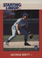 1988 Kenner Starting Lineup # George Brett Baseball Card