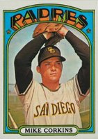 1972 Topps #608 Mike Corkins Baseball Card