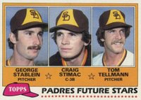 1981 Topps #356 Padres Future Stars Baseball Card