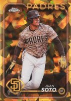 2024 Topps Chrome Sapphire #50 Juan Soto Gold Baseball Card