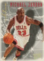 1996 Ultra #G143 Michael Jordan Gold Medallion Basketball Card