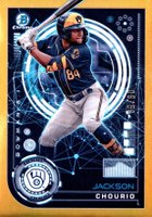 2024 Bowman Bowman AI #BAI16 Jackson Chourio Gold Baseball Card