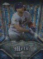 2022 Topps Chrome Pinstriped/Club Plaques #P11 Pete Alonso Baseball Card