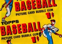 1956 Topps #WP Wax Pack 1 Cent Baseball Card