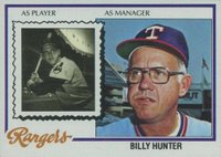 1978 Topps #548 Billy Hunter Double print Baseball Card