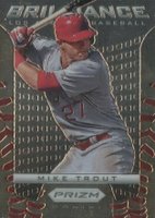 2012 Panini Prizm Brilliance #B6 Mike Trout Baseball Card