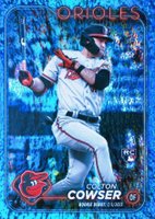 2024 Topps Update #US72 Colton Cowser Blue Holo Foilboard Baseball Card