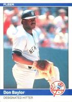 1984 Fleer #119 Don Baylor Baseball Card