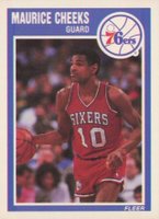 1989 Fleer #115 Maurice Cheeks Basketball Card