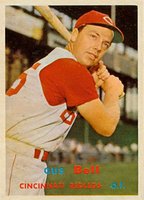 1957 Topps #180 Gus Bell Baseball Card