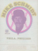 1976 Mr. Softee Iron-Ons # Mike Schmidt Baseball Card