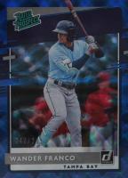 2020 Panini Donruss Rated Prospects #RP1 Wander Franco Blue Baseball Card