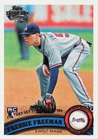 2011 Topps #145 Freddie Freeman Factory Set Limited Edition Baseball Card