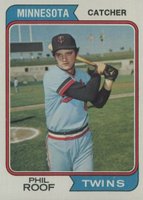 1974 Topps #388 Phil Roof Baseball Card
