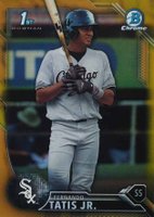 2016 Bowman Prospects #BCP17 Fernando Tatis Jr. Chrome-Gold Refractor Baseball Card