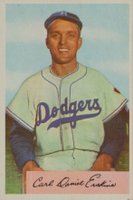 1954 Bowman #10 Carl Erskine Baseball Card