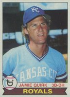 1979 Topps #26 Jamie Quirk Baseball Card