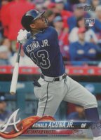 2018 Topps #698 Ronald Acuna Jr. Baseball Card