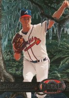1997 Metal Universe #28 Tom Glavine Baseball Card