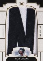 2024 Topps Definitive Collection Definitive Nameplate Collection 1/1 #DNCRG Riley Greene 
