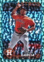 2024 Topps #359 Luis Garcia Aqua Crackle Foil Board Baseball Card