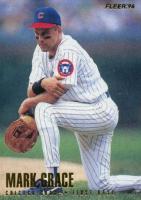 1996 Fleer #319 Mark Grace Baseball Card