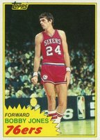 1981 Topps #32 Bobby Jones Basketball Card