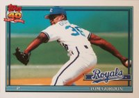 1991 Topps Tiffany #248 Tom Gordon Baseball Card