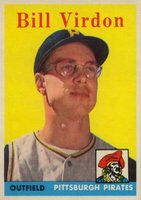 1958 Topps #198 Bill Virdon Baseball Card