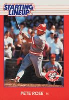 1988 Kenner Starting Lineup # Pete Rose Baseball Card