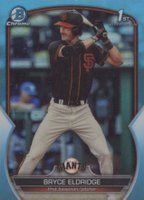 2023 Bowman Draft #BDC107 Bryce Eldridge Chrome-Sky Blue Baseball Card