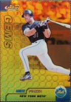 1999 Finest #114 Mike Piazza Gold Refractor Baseball Card