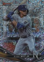2022 Bowman's Best #13 Bobby Witt Jr. Mini Diamond Refractor Baseball Card