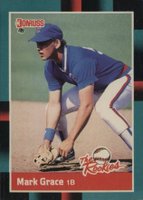1988 Donruss Rookies #1 Mark Grace Baseball Card