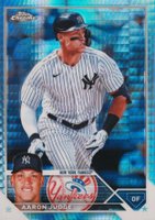 2023 Topps Chrome #62 Aaron Judge Prism Refractor Baseball Card