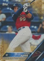 2016 Topps Pro Debut #184 Aaron Judge Gold Baseball Card