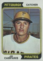 1974 Topps #513 Jim Campanis Baseball Card