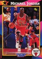 1992 Kenner Starting Lineup # Michael Jordan Red Uniform Basketball Card