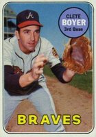 1969 Topps #489 Clete Boyer Baseball Card