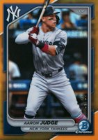 2024 Bowman Chrome #80 Aaron Judge Gold Refractor Baseball Card