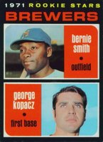 1971 Topps #204 Rookie Stars Brewers Baseball Card