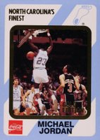 1989 Collegiate Collection North Carolina #15 Michael Jordan Gold Basketball Card