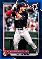 2024 Bowman Draft #BD125 Dylan Crews Blue Border Baseball Card