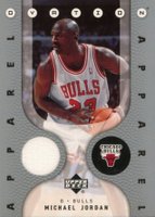 2006 Upper Deck Ovation Apparel #OA-MJ Michael Jordan Basketball Card