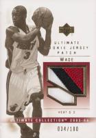 2003 Ultimate Collection Ultimate Game Jersey Patch #DY-P Dwyane Wade Basketball Card