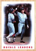 1987 Topps #256 Royals Leaders Baseball Card