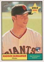 2010 Topps Heritage  #161 Madison Bumgarner Baseball Card